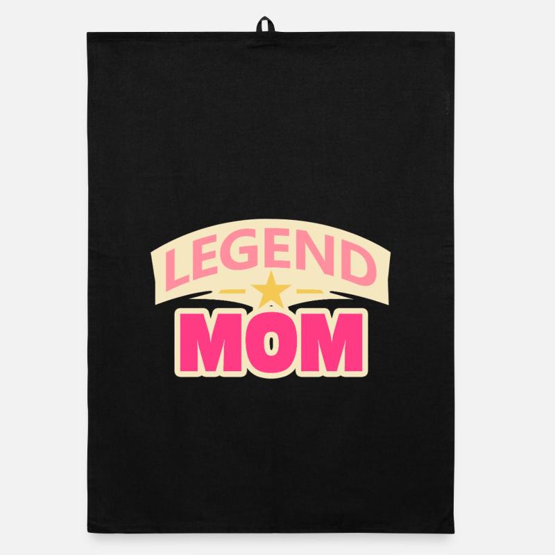 Legend Mom – Lustige Mutter Design Organic Geschirrtuch
