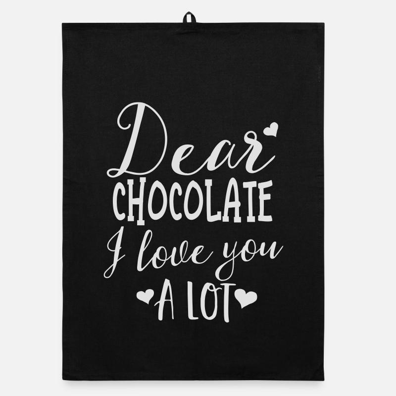Sweet Chocolate - Chocolate lover Organic dish towel