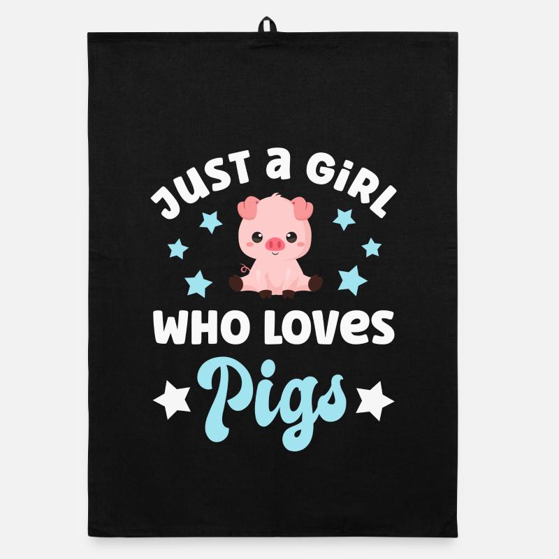 Schwein Schweine Organic Geschirrtuch