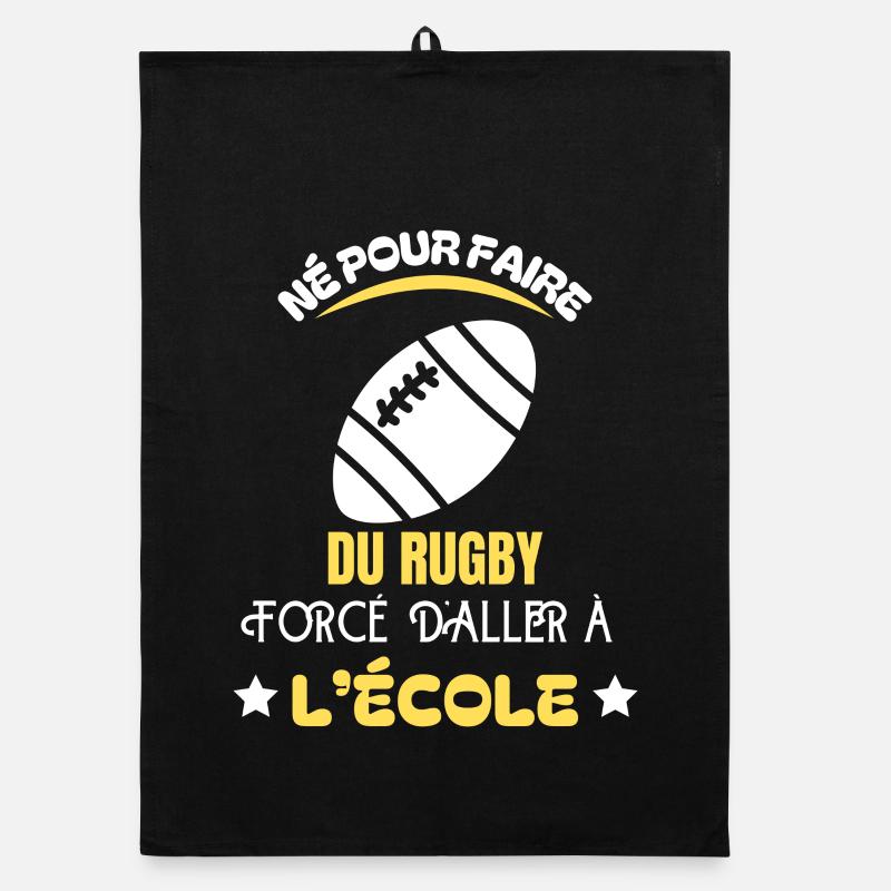 Né Pour Le Rugby École Torchon bio