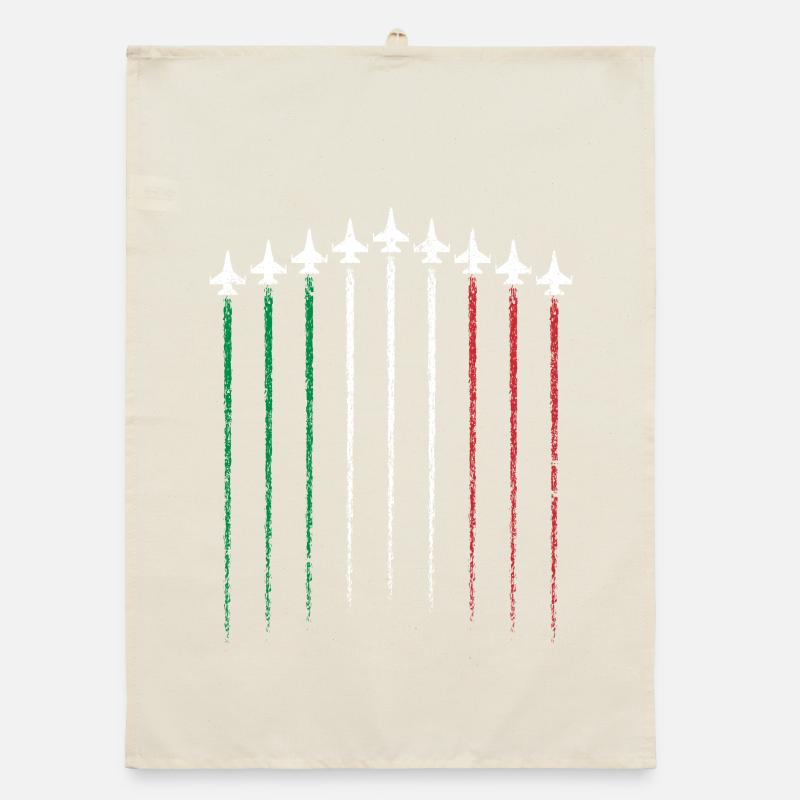 Drapeau Hue épées en vert blanc rouge Torchon bio