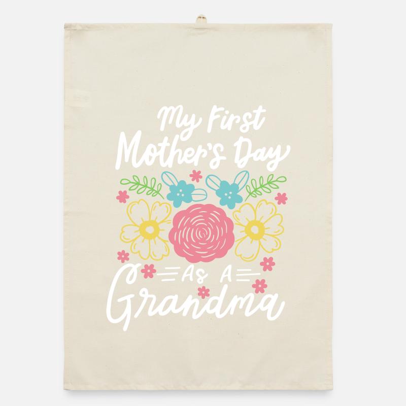 Oma Erster Muttertag Organic Geschirrtuch