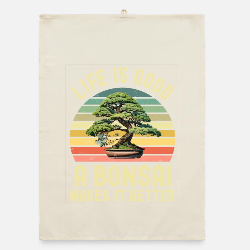 Bonsai Tree Organic dish towel