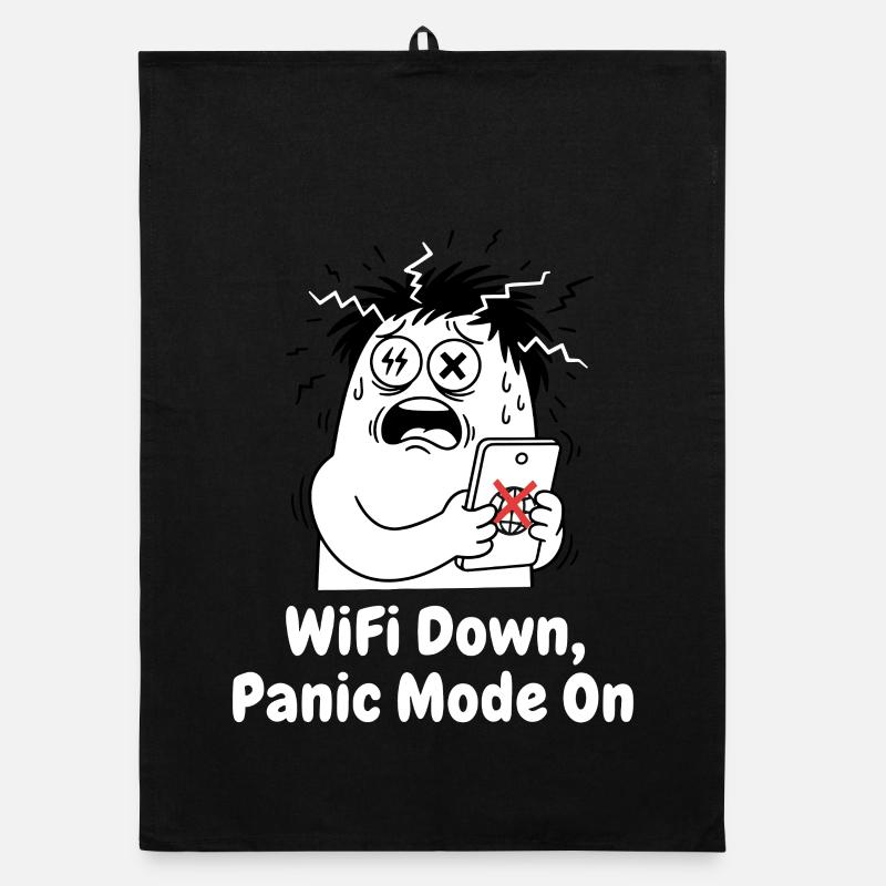 WiFi Failure Panic Mode Organic dish towel