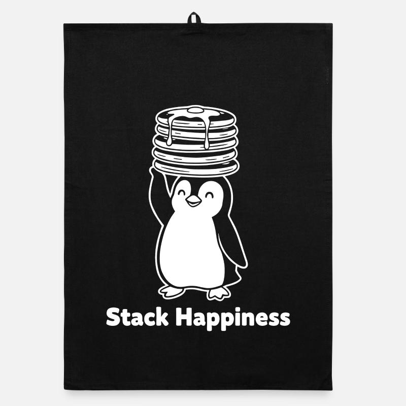 Stack Happiness Pinguin Pfannkuchen Organic Geschirrtuch