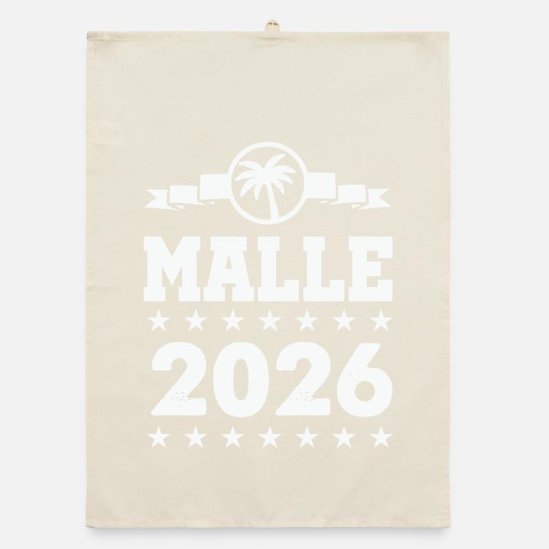 Mallorca 2026 Palm Trees Organic dish towel