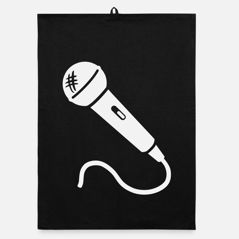 Microphone Karaoke Musician Singer Microphone Singing Organic dish towel