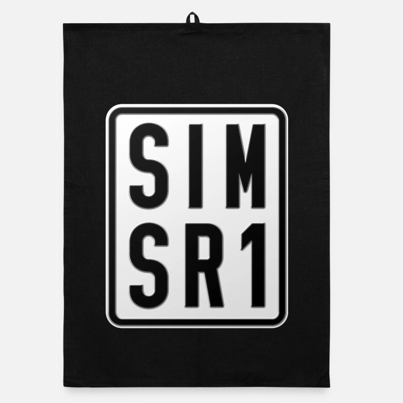 Plaque d’immatriculation du cyclomoteur Simson SR1 Torchon bio