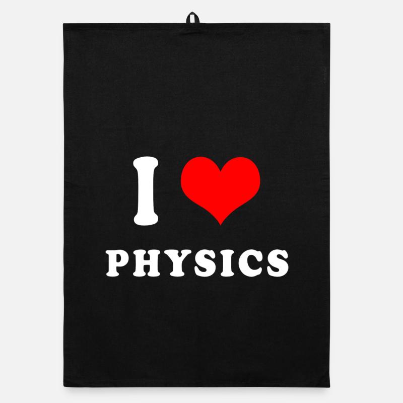 Ich liebe Physik Organic Geschirrtuch