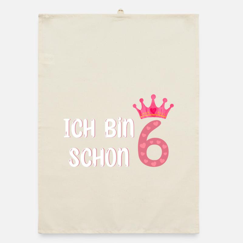 Ich Bin Schon 6 Organic Geschirrtuch
