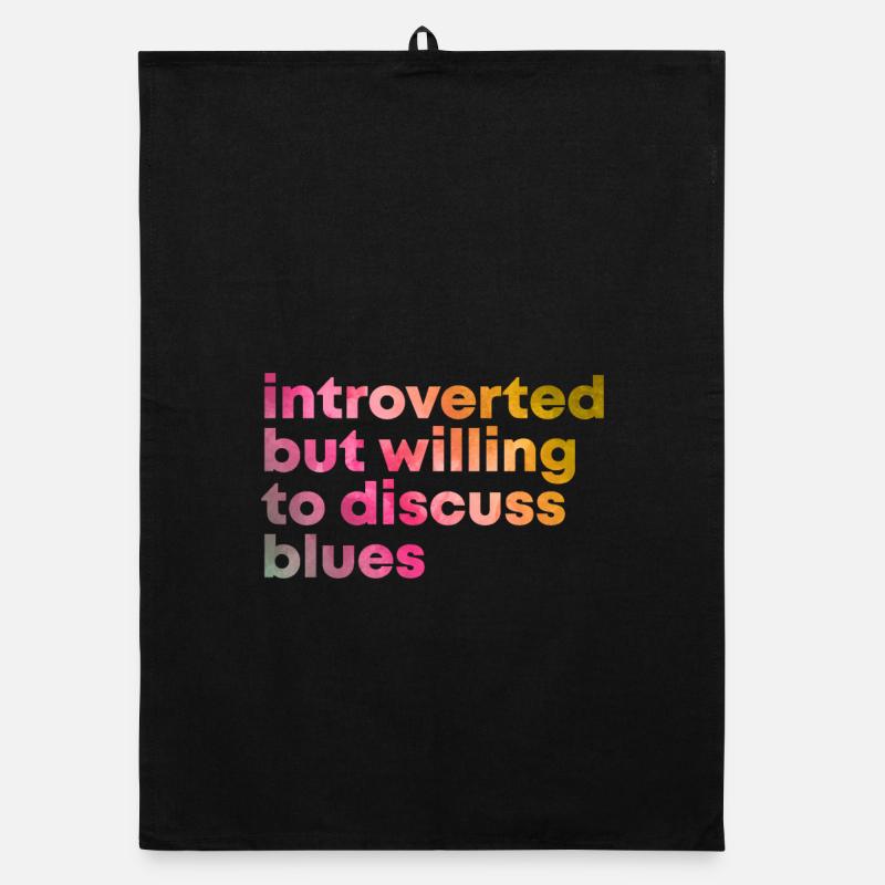 Blues Organic dish towel