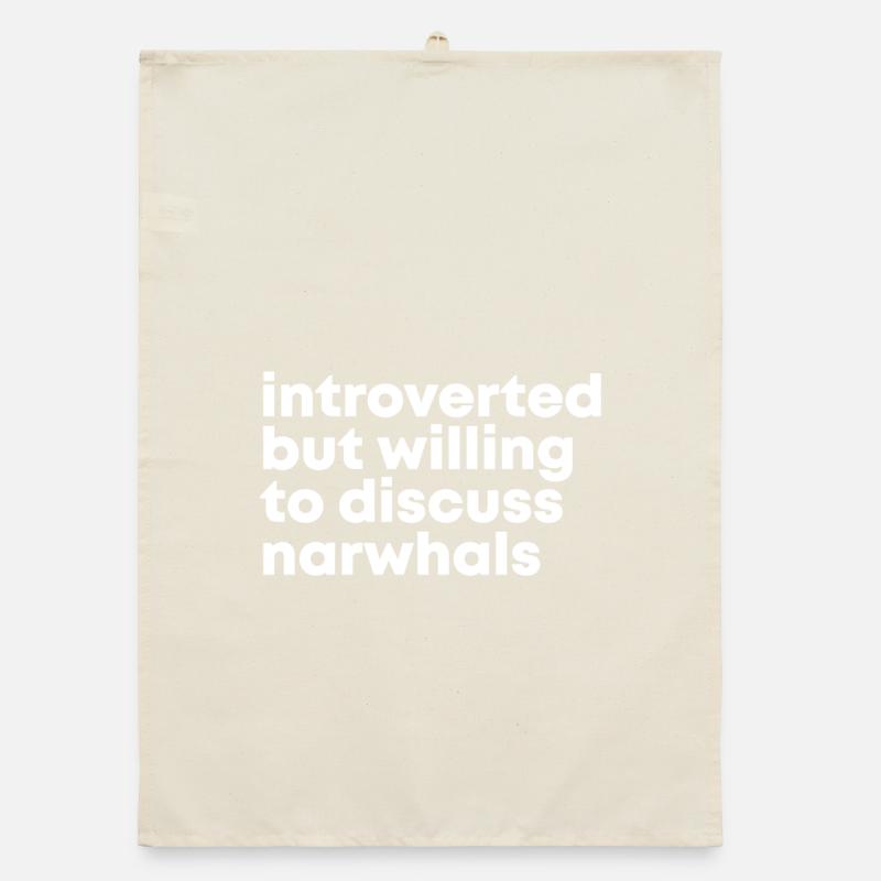 Narwal Narwal Narwal Organic Geschirrtuch