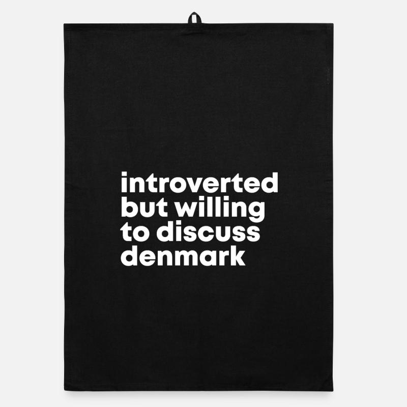 Denmark - Organic dish towel - black
