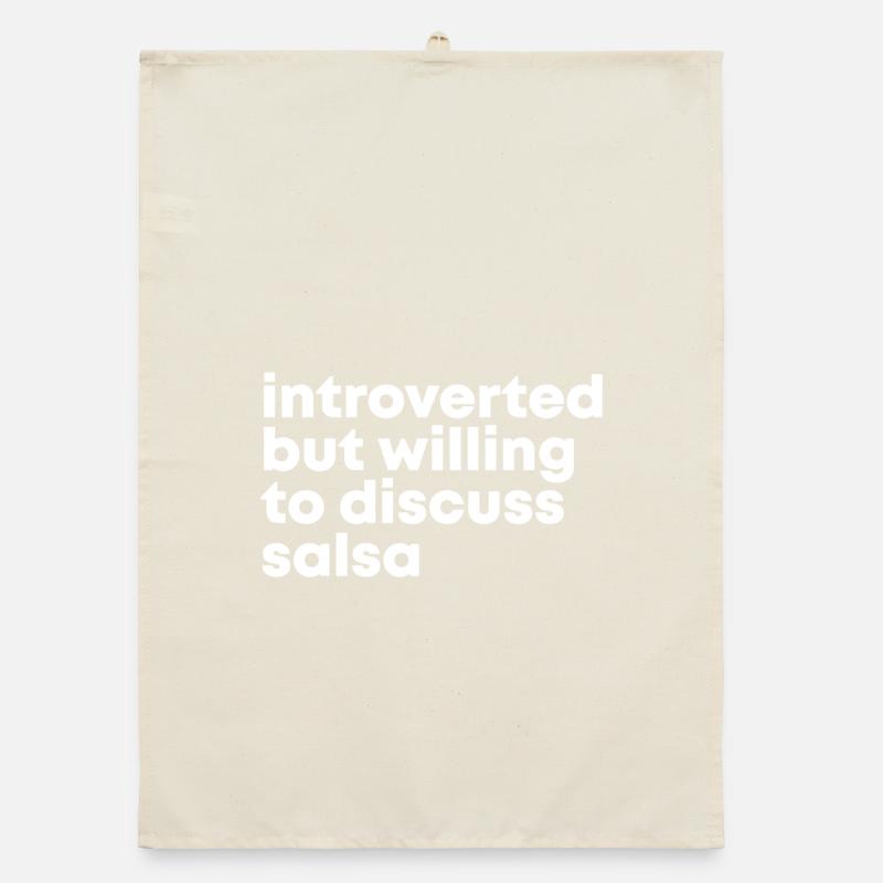 Salsa Salsa Salsa Organic Geschirrtuch