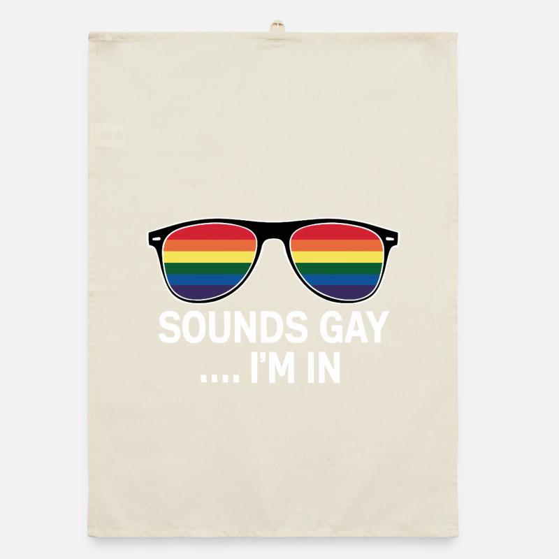 Fun Pride Statement Organic dish towel