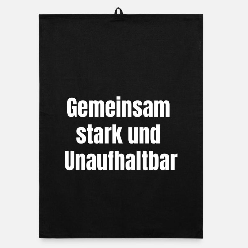 Strong and unstoppable together. Organic dish towel