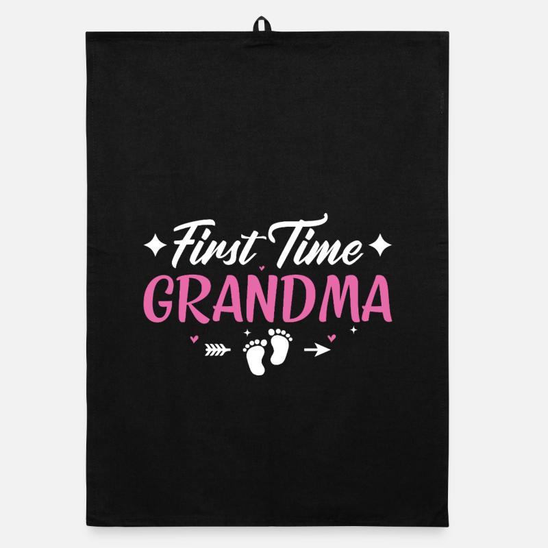Pregnancy Future Grandma Gift Organic dish towel