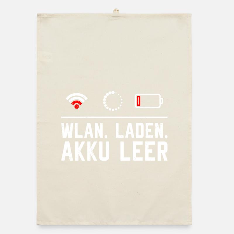 Codeur WiFi. CHARGEMENT. BATTERIE VIDE DRÔLE Torchon bio