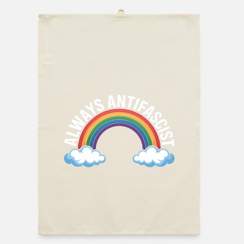 Always Antifascist – Antifa Tee Organic Geschirrtuch