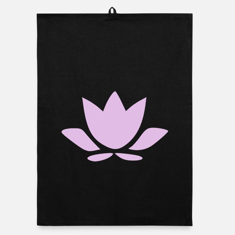 Fleur de lotus Fleur de lotus Fleur de lotus Fleur de violette Fleur de yoga Torchon bio