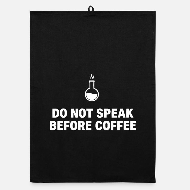 Ne parlez pas avant le café Torchon bio