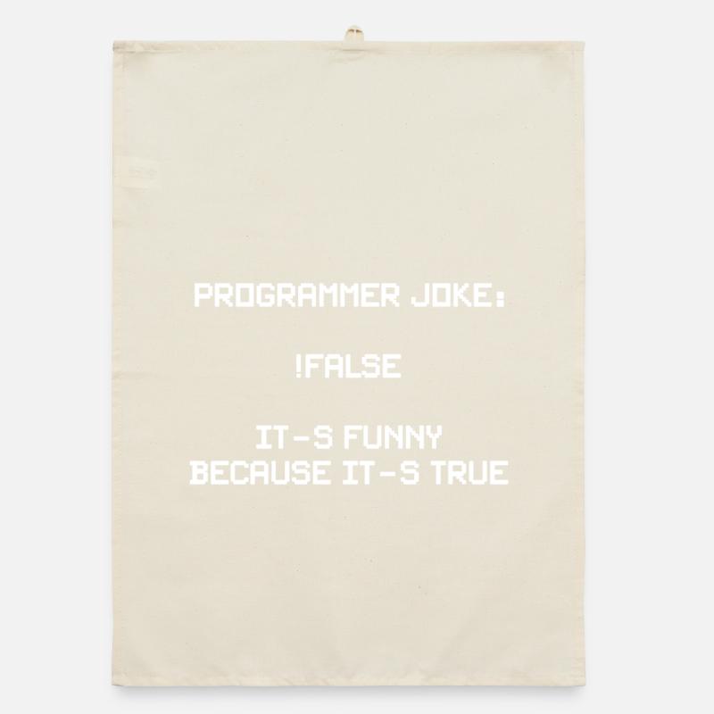 Lustiges Programmierer-Motiv für Entwickler, Coder Organic Geschirrtuch