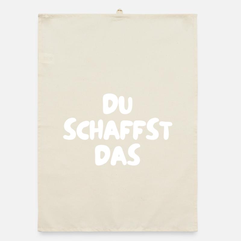 Du schaffst das Organic Geschirrtuch