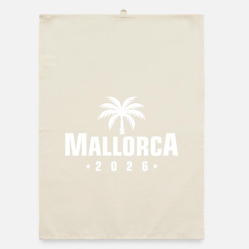 Mallorca 2026 Organic Geschirrtuch