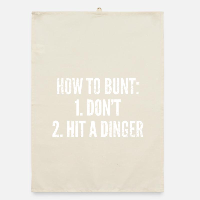 Bunt Tactics: Don’t Hit a Dinger Organic dish towel