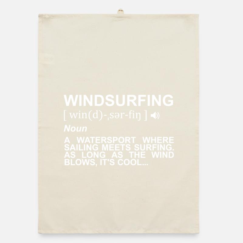 Windsurfen Definition Organic Geschirrtuch