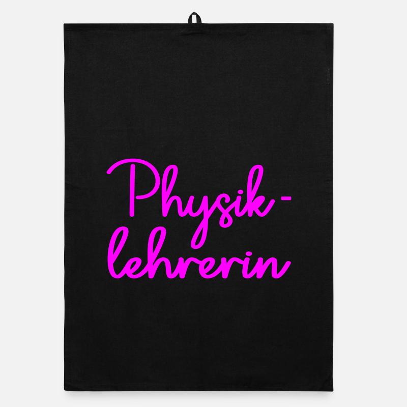 Physiklehrerin Physik Lehrerin Organic Geschirrtuch