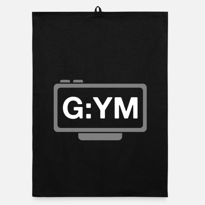 G:YM Neon Console Glyph Organic dish towel