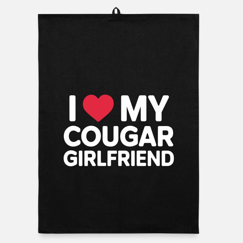 J’aime ma petite amie cougar Torchon bio