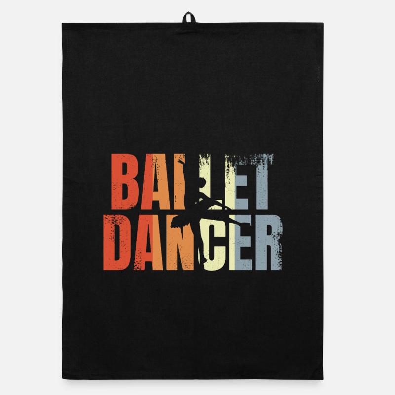 Danseuse de ballet vintage Torchon bio