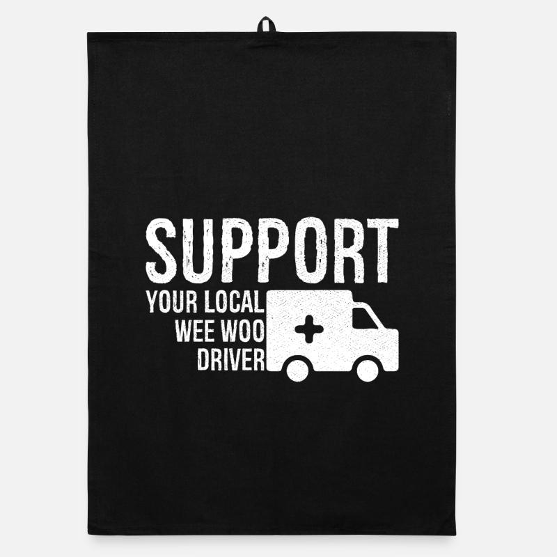 soutenez votre chauffeur local wee woo Torchon bio