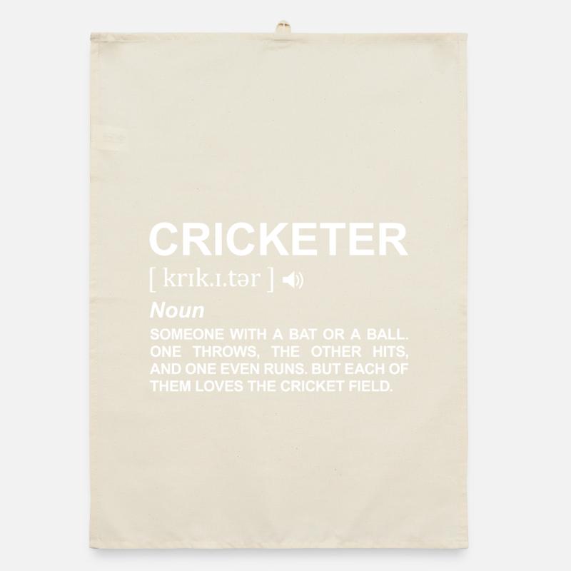 Cricketer Meaning Organic dish towel