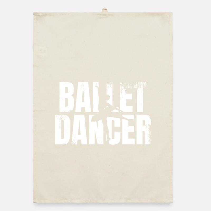 Drôle de danseuse de ballet Torchon bio