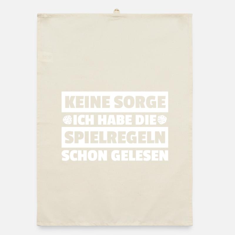 Game Rules Read Board Game Board Game Organic dish towel