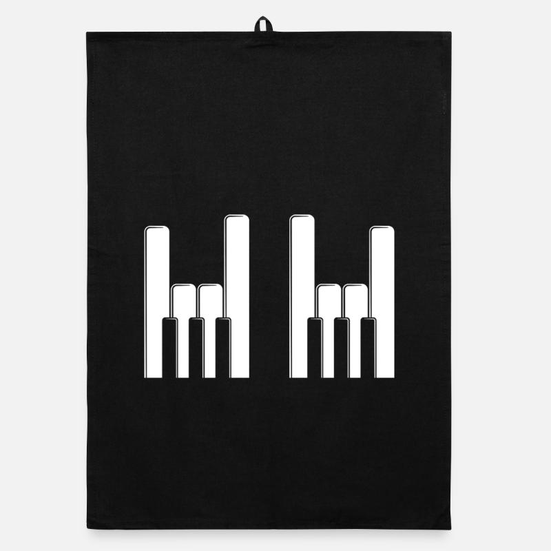 Touches de piano, cors aux doigts Torchon bio