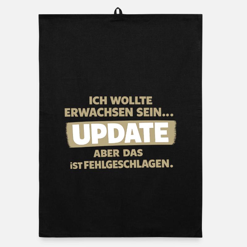 Ich wollte erwachsen sein: Update gescheitert Organic Geschirrtuch