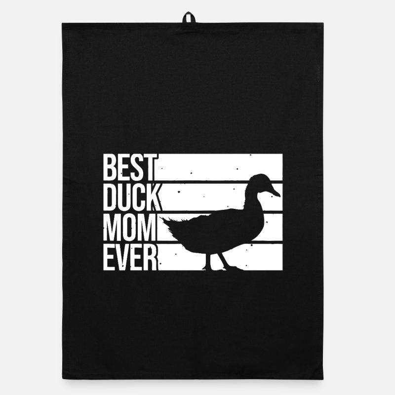 Best Duck Mom Ever Organic dish towel