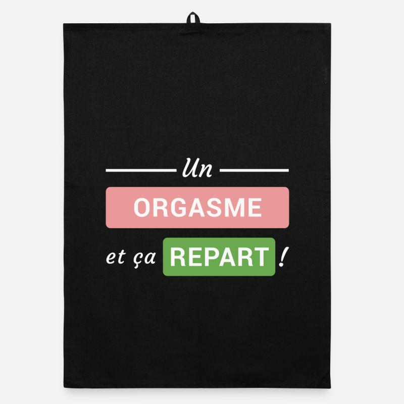 Un orgasme et ça repart ! Torchon bio