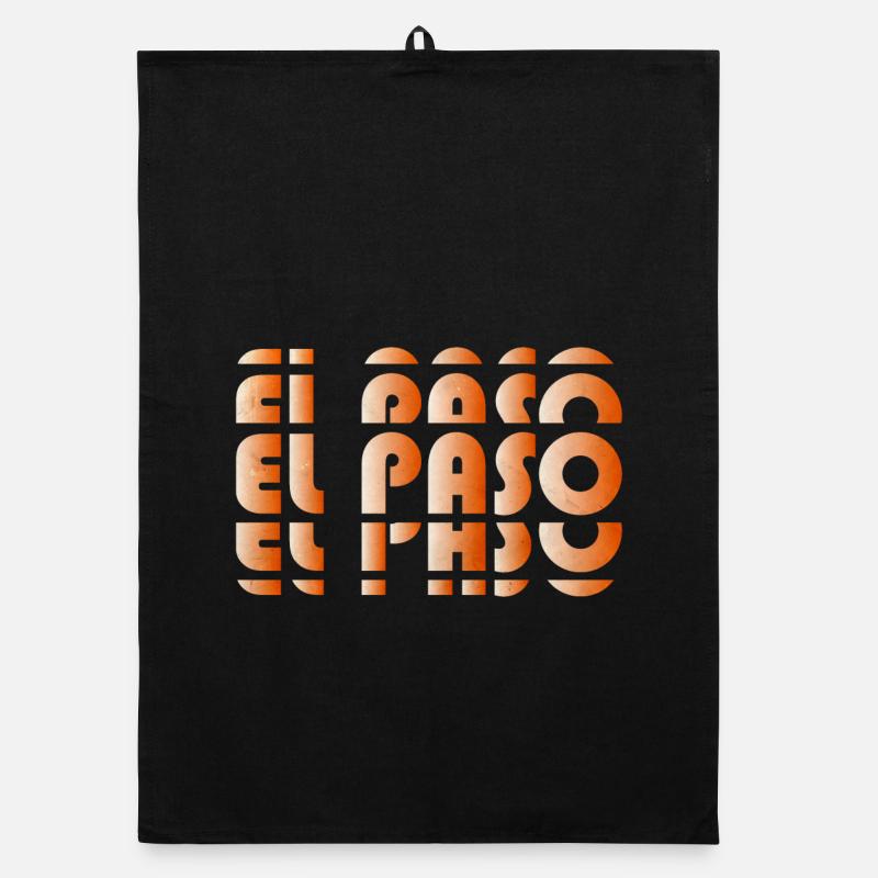 El Paso Gradient Grid Organic dish towel
