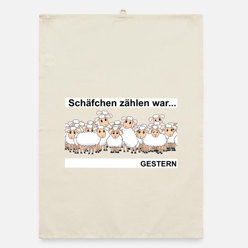 Schäfchen zählen Organic Geschirrtuch