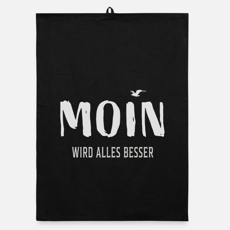 Moin wird alles besser Organic Geschirrtuch