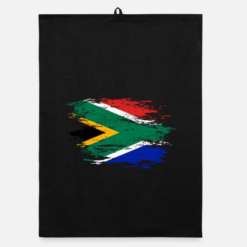 Südafrika Flagge used Organic Geschirrtuch