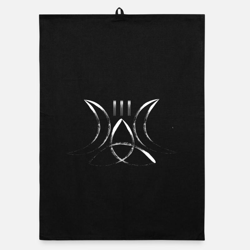 Mondsigil der Drei Monde Organic Geschirrtuch