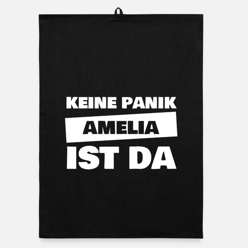Amelia als Vorname Organic Geschirrtuch