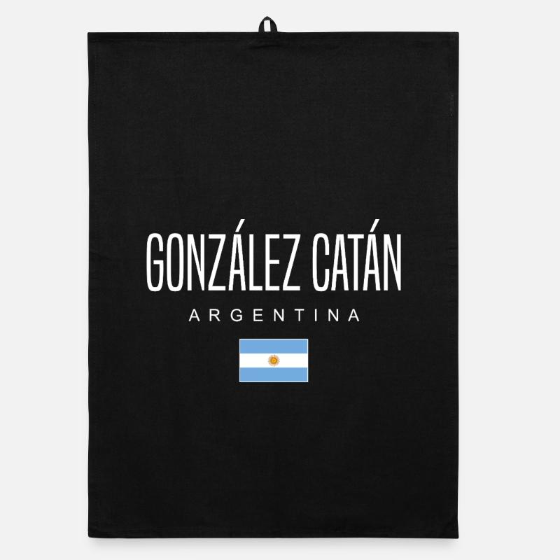González Catán Argentinien Argentinier Organic Geschirrtuch