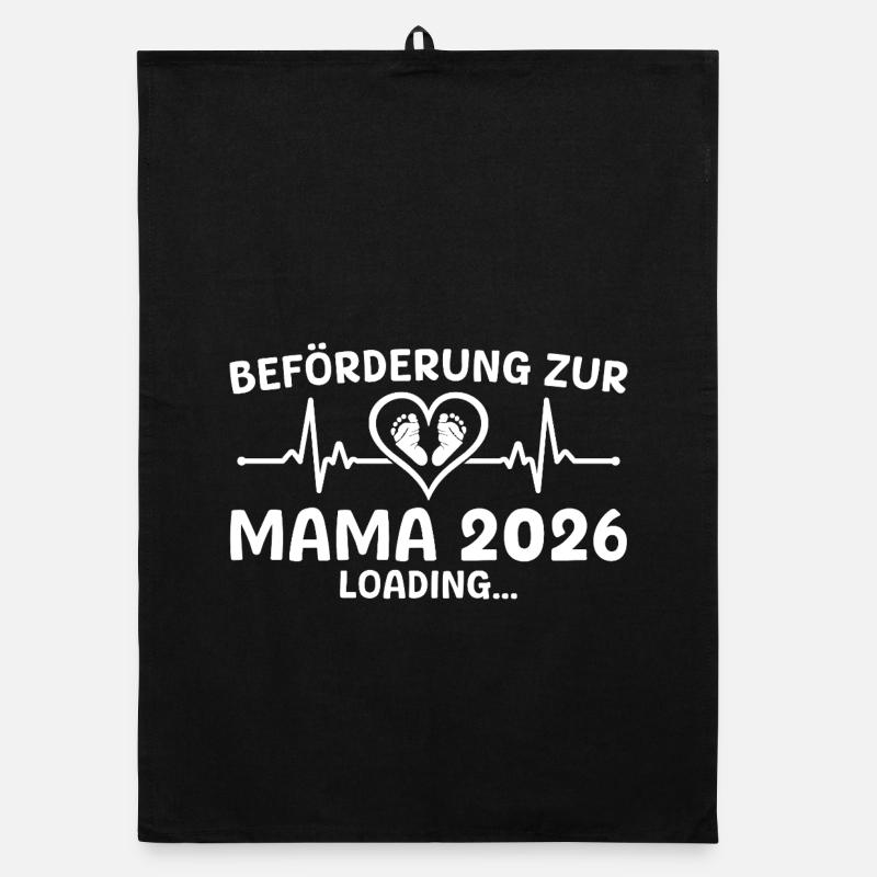 Werdende Mutter 2026 loading - Mama Organic Geschirrtuch